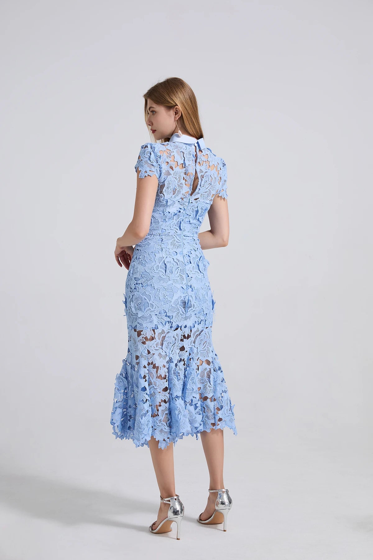Self portrait Summer Lace Mermaid Dress