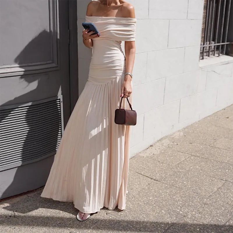 A line Offshoulder Dream dress - Shellss
