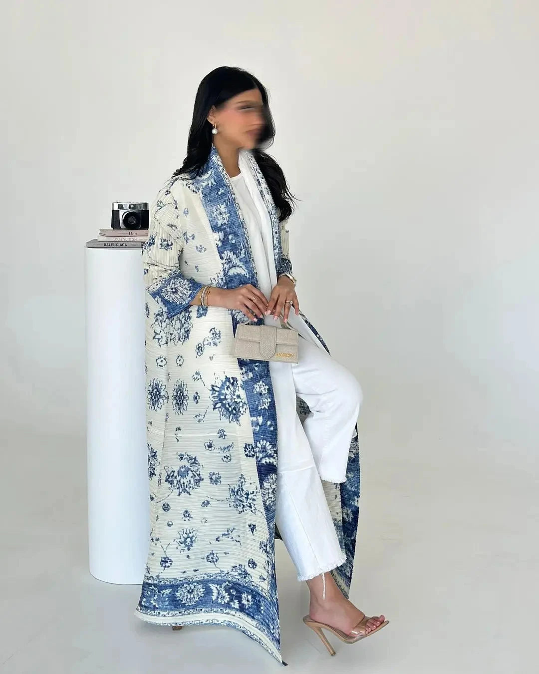 Modern Ramadan Kaftan with Waist Belt