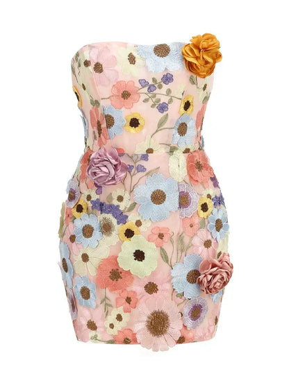 2025 Luxury Embroidered Flower Mini