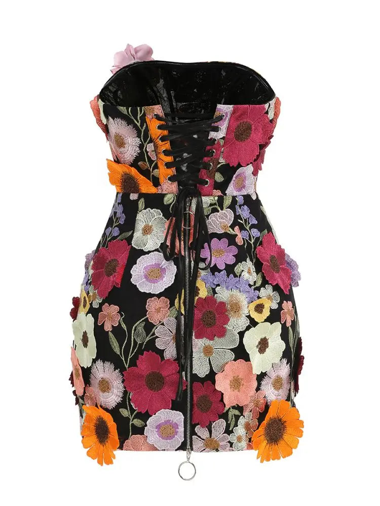 2025 Luxury Embroidered Flower Mini