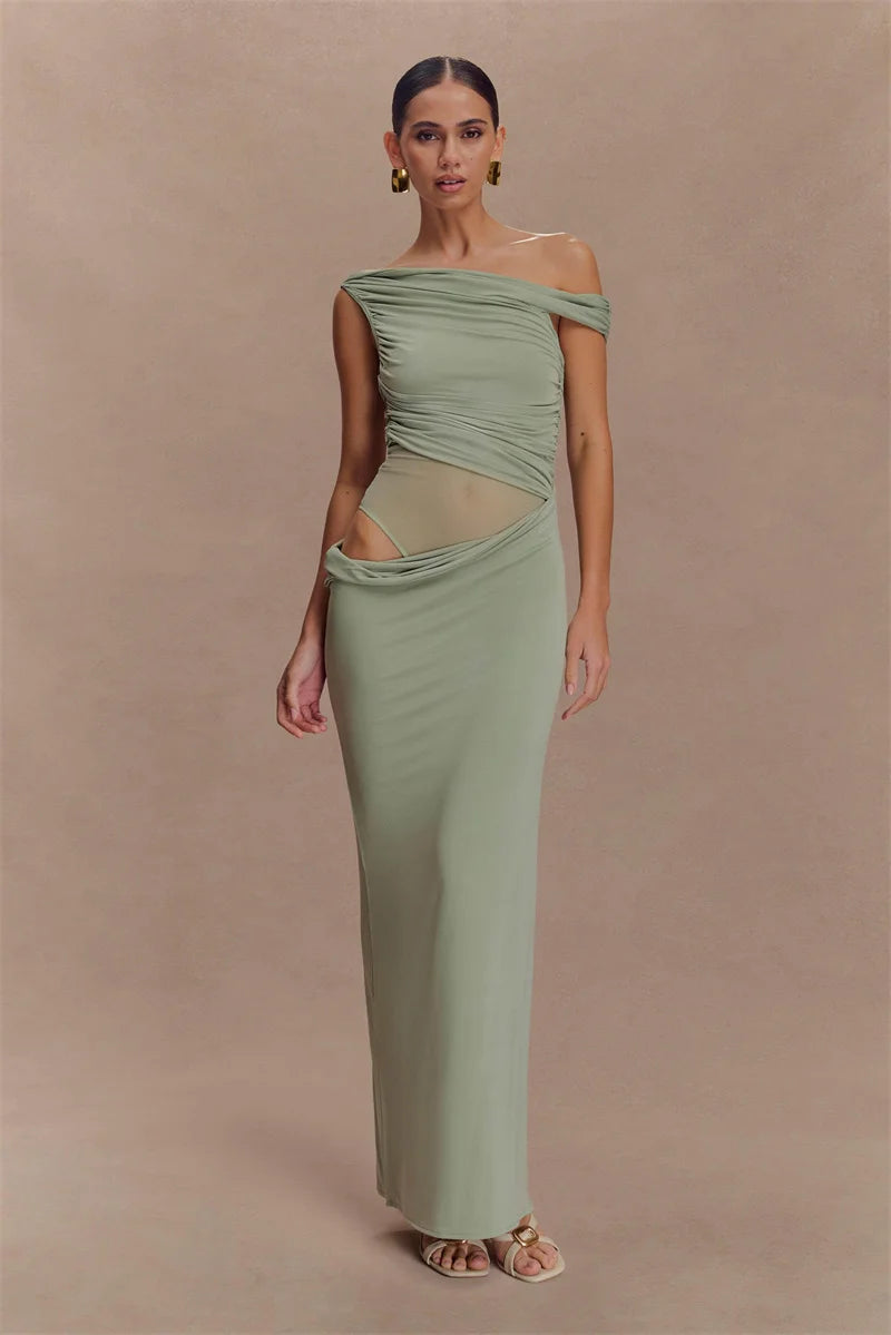 Backless Club Party Long Dress Elegant - Shellss