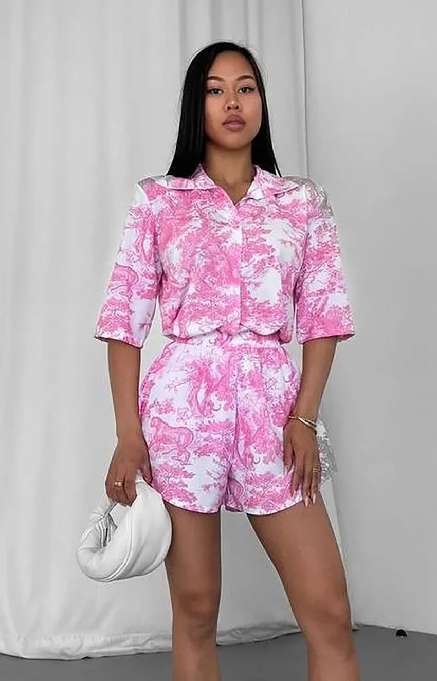 Summer Soft Shorts Set