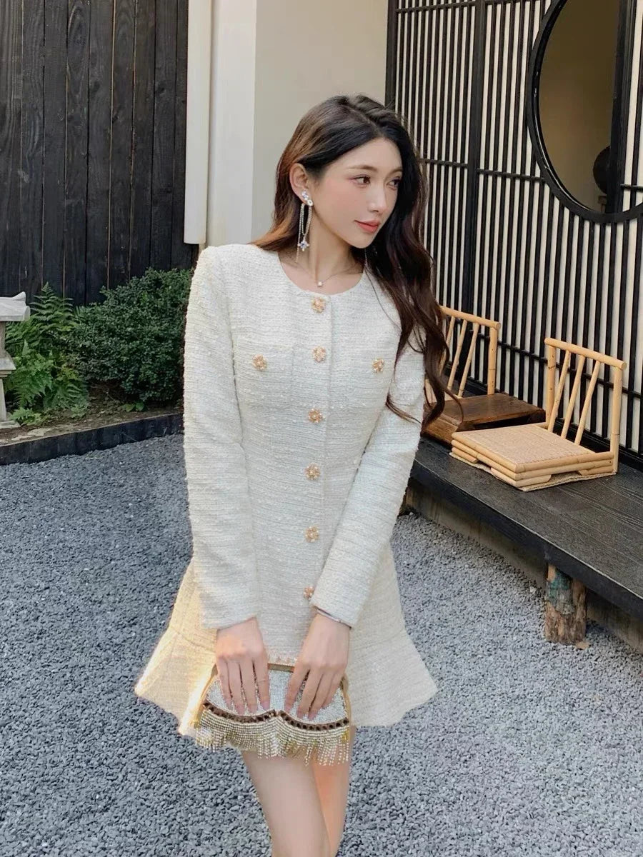 Netflix - his&hers Lexy dress tweed clio - Shellss