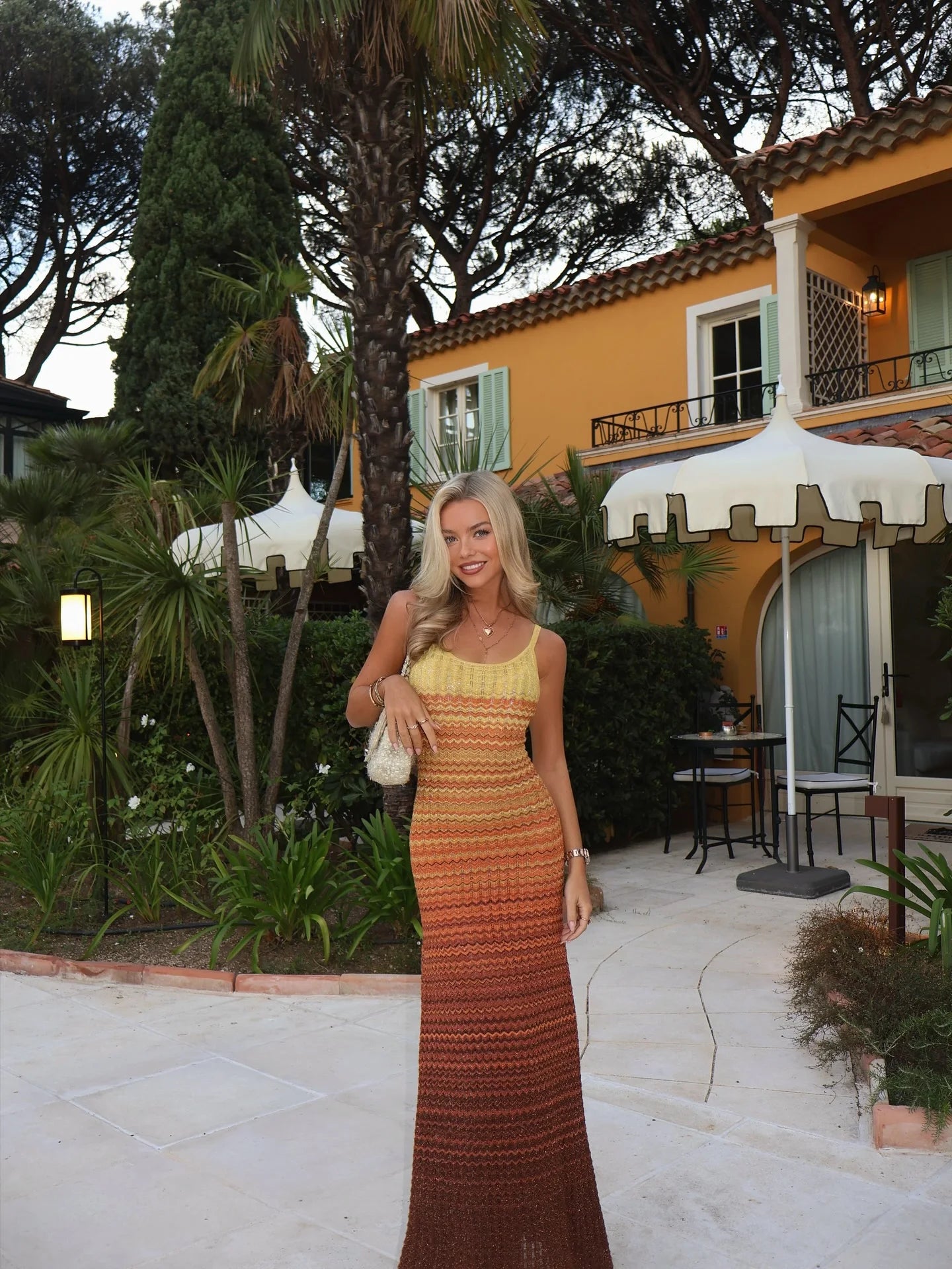 Knit Zig Zag Long dress Missoni