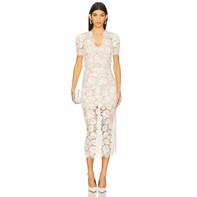 Handmade Heavy Embroidery Long Lace