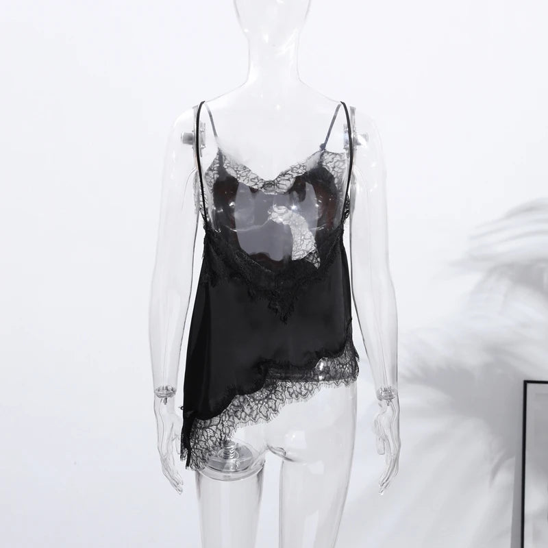 Lace Satin Cami Zara Vibes Top