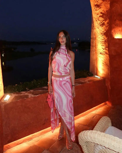 Pucci Skirt + Top celebrity set