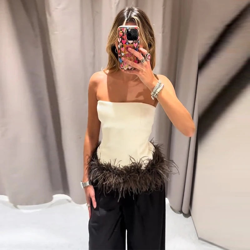 Zara Vibes Mini feather - Shellss
