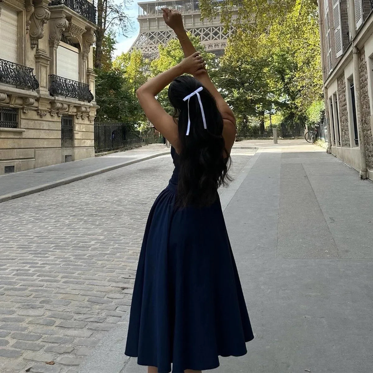 Suninheart Spaghetti Strap Summer Party Dresses 2025 New Arrivals Fit and Flare Elegant Midi Dress Red Night Date Dress - Shellss