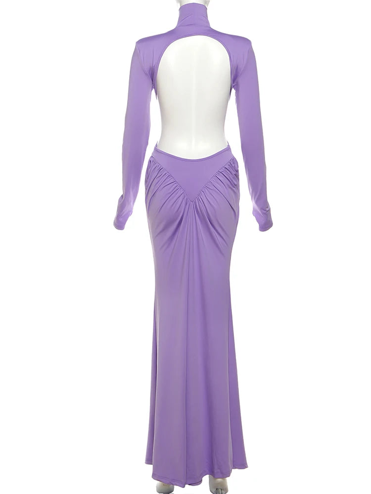 Backless Long party Dress