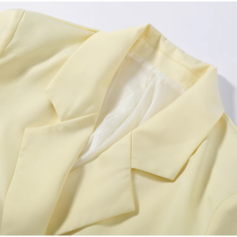 Zara Yellow Blazer & Skort