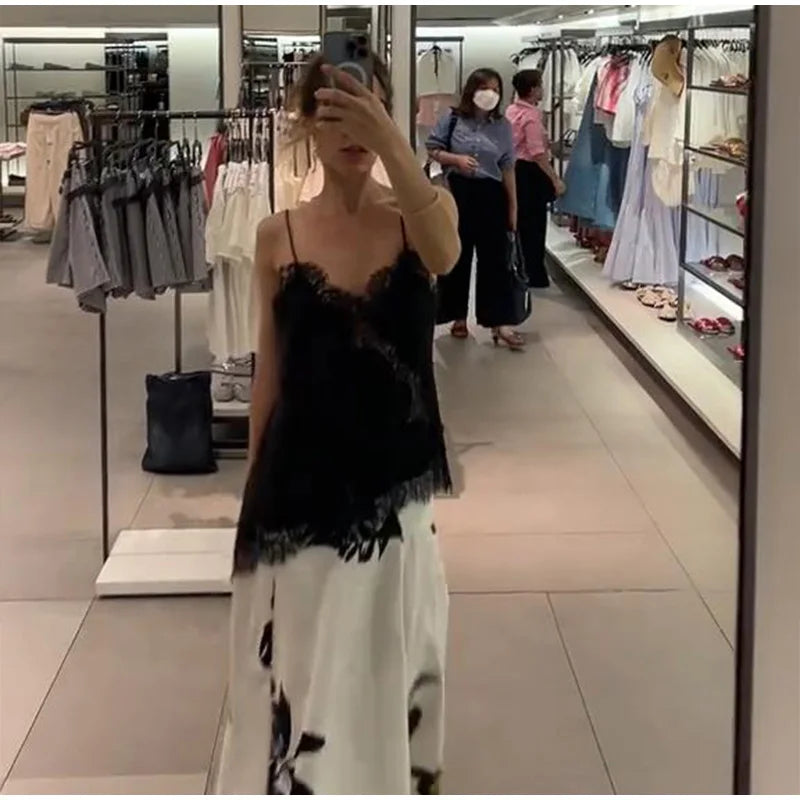 Lace Satin Cami Zara Vibes Top