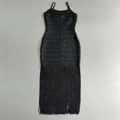 Bandage Tassel fringe Dress
