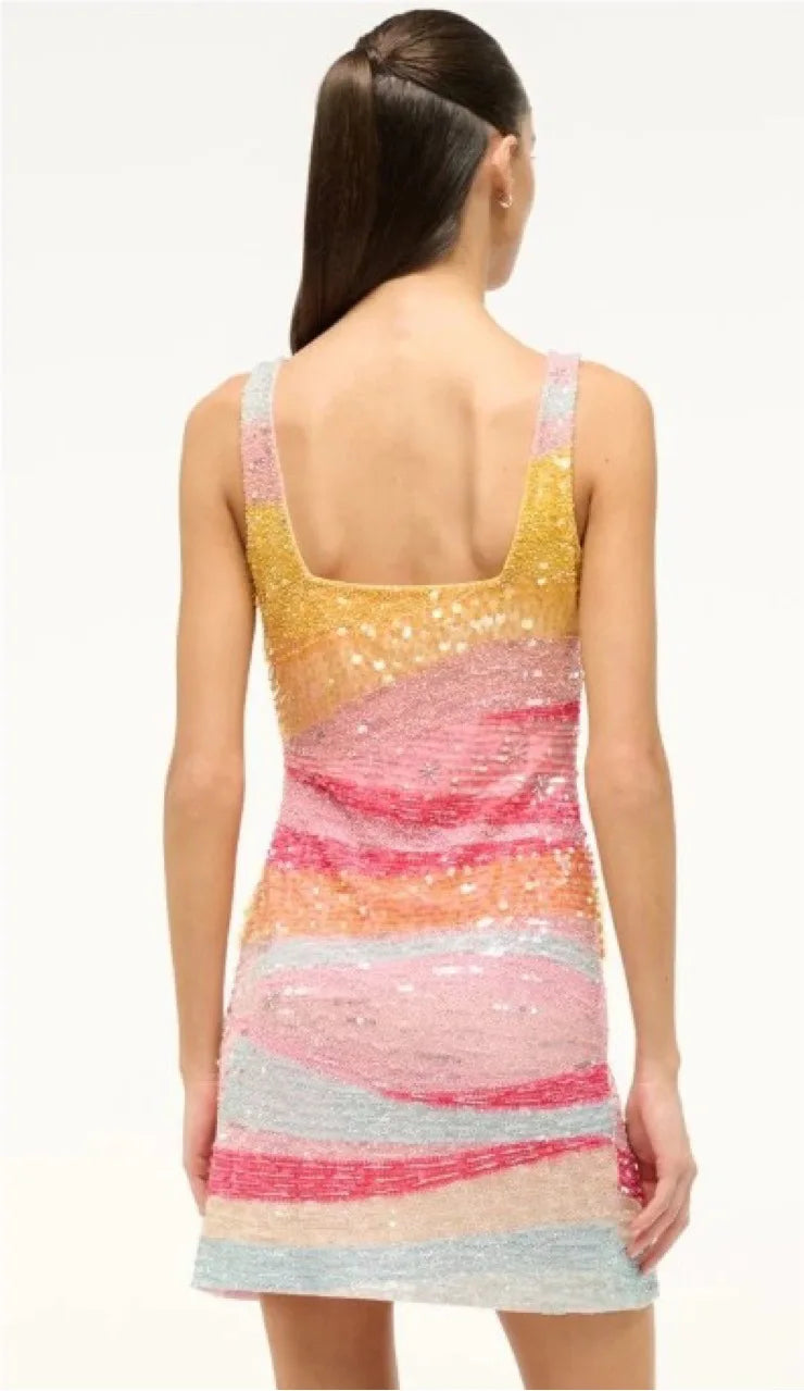 Sexy Sequined Dress Spring Summer Women Backless Bodycon Maxi Dresses Party Evening Gown Outfits Clothing