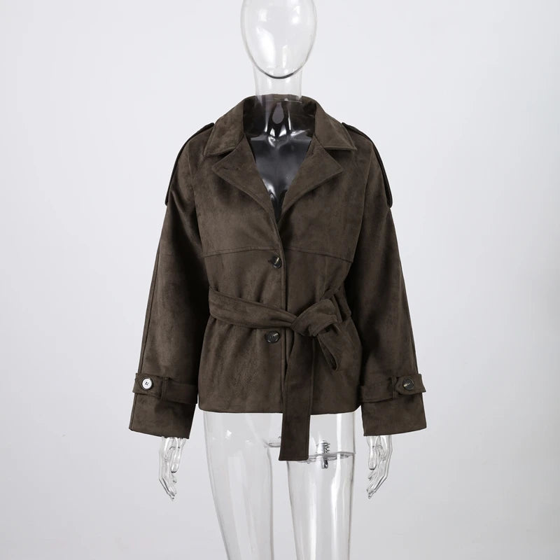 Trending Brown Suede Jacket