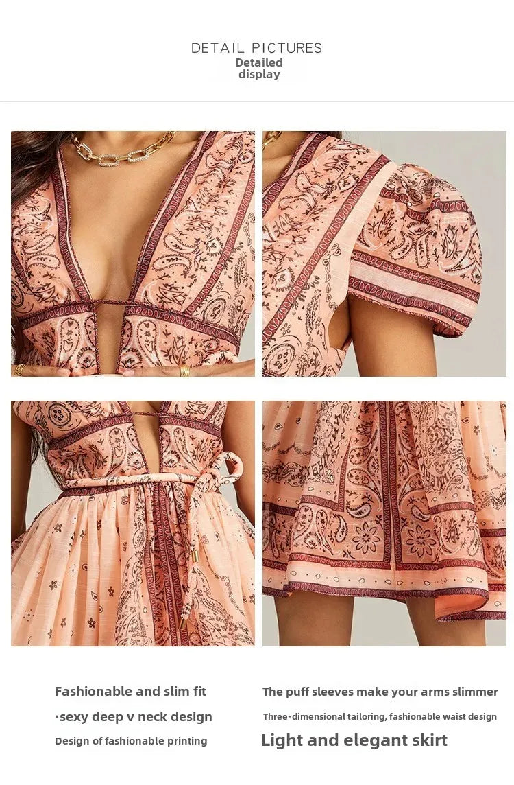 Cropped Trend Summer Dress Bohemian