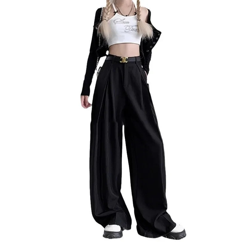 High Waist Loose Wide Leg Pants