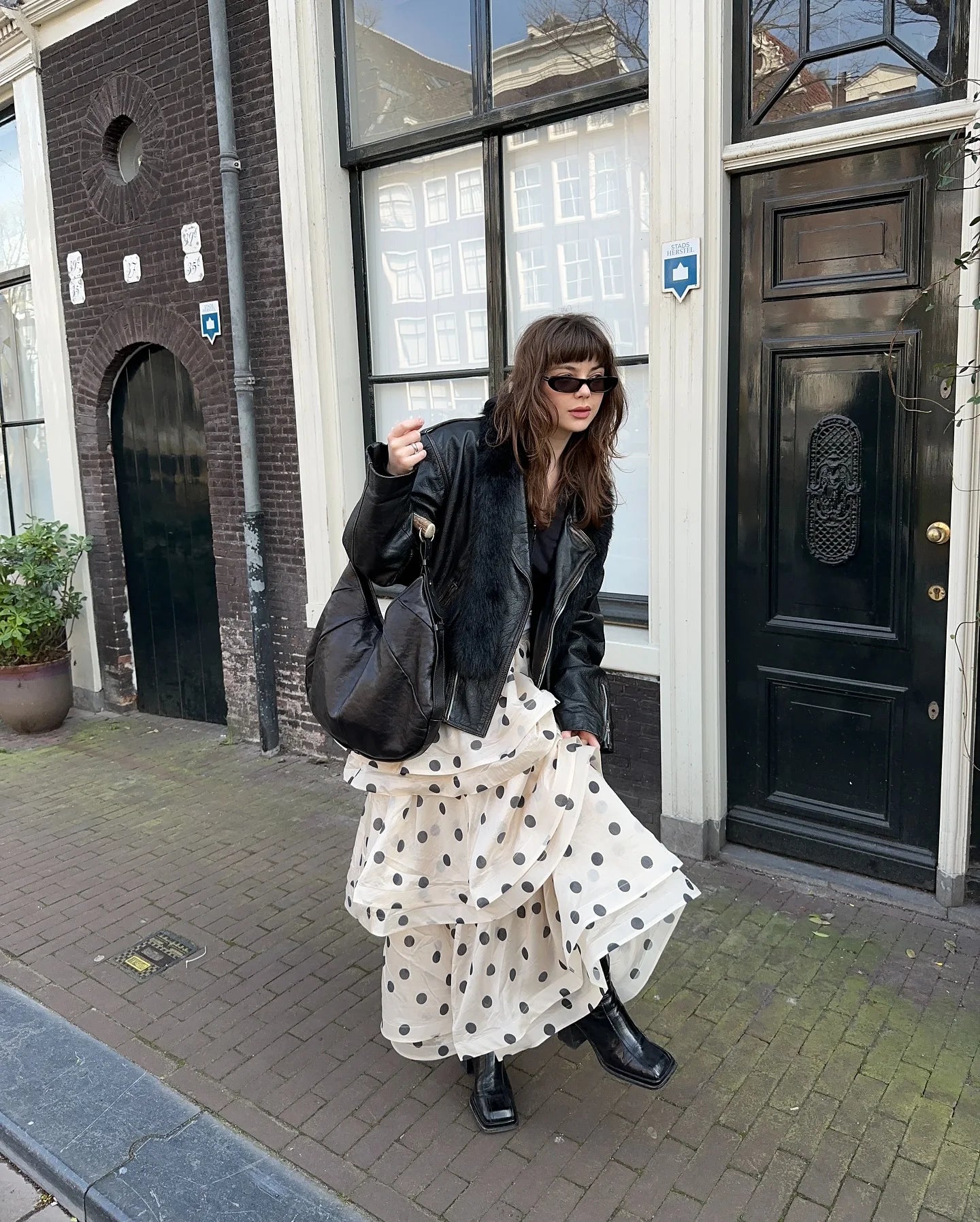 1 Polka Dot Layered Ruffles Set