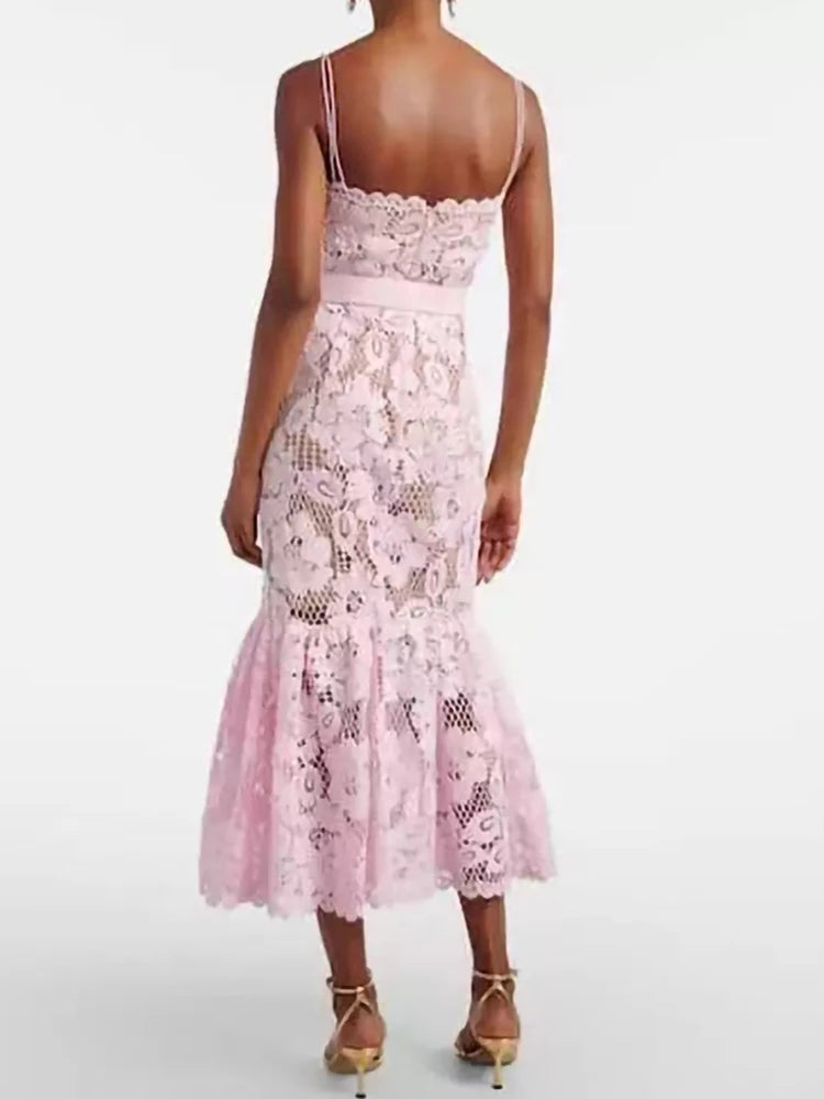 Lace Summer Self Portrait Dress