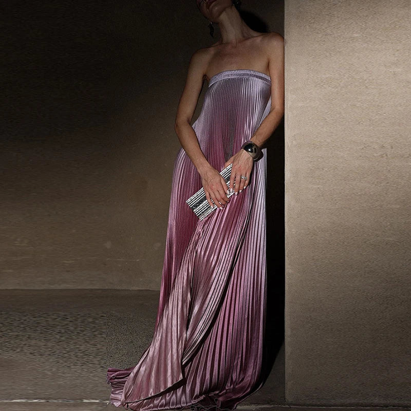 Satin Gala Gown - Shellss