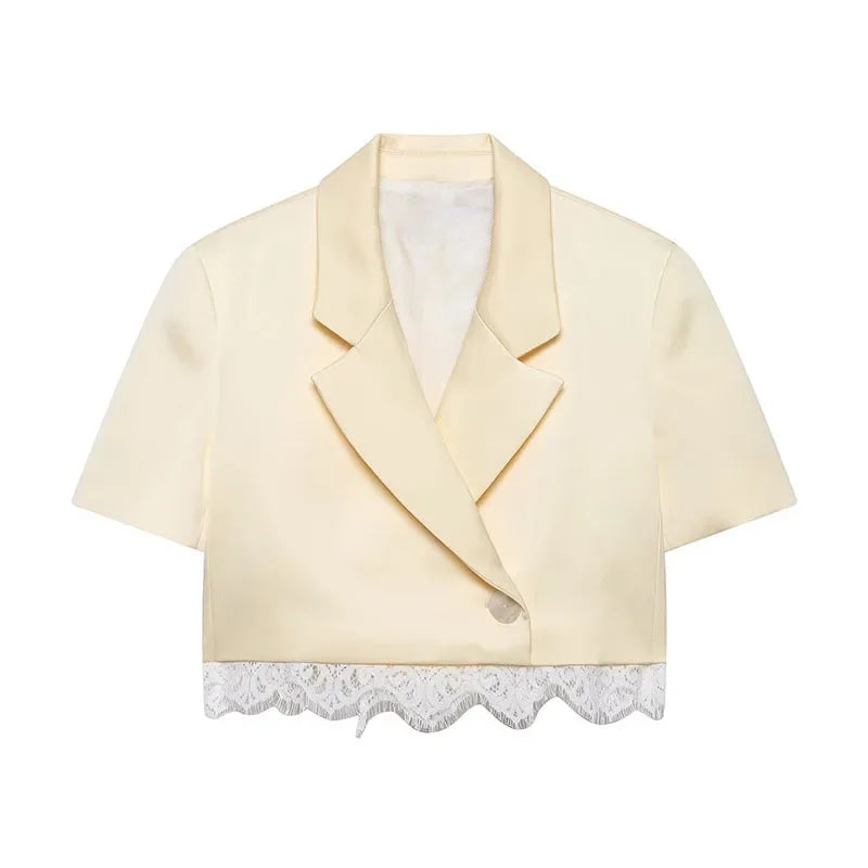 Zara Yellow Blazer & Skort