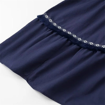 Navy blue Tassel Dress