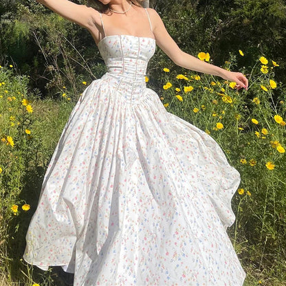 Seaside Print Doll Midi