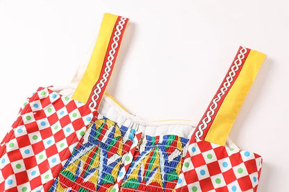 Dolce Geometric Waist Cinched