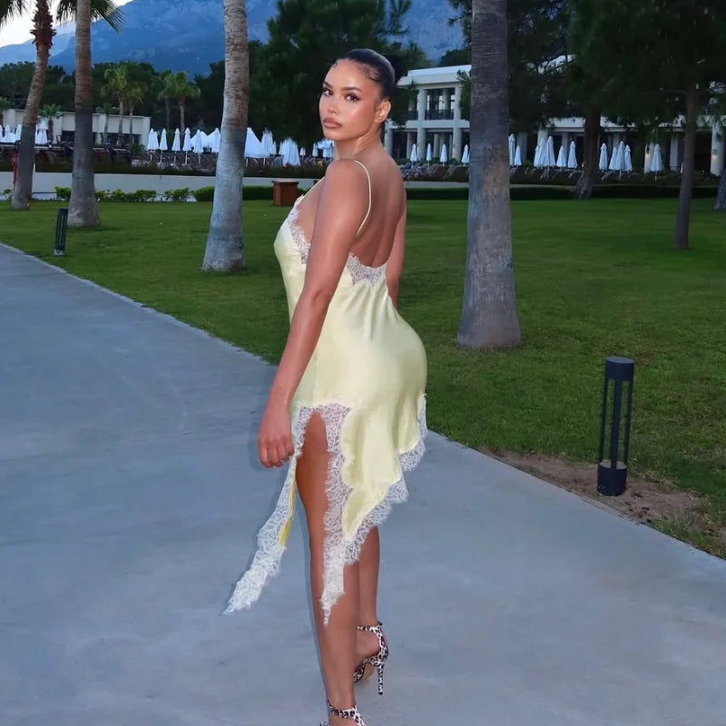 Lace Satin Cami Zara Vibes Top