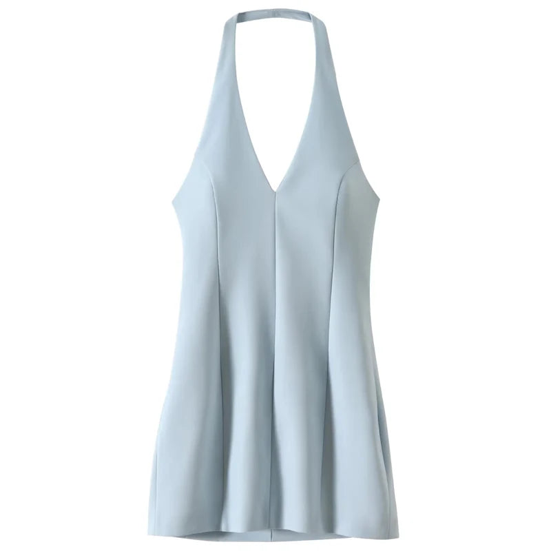 Mini Halter V neck Mini