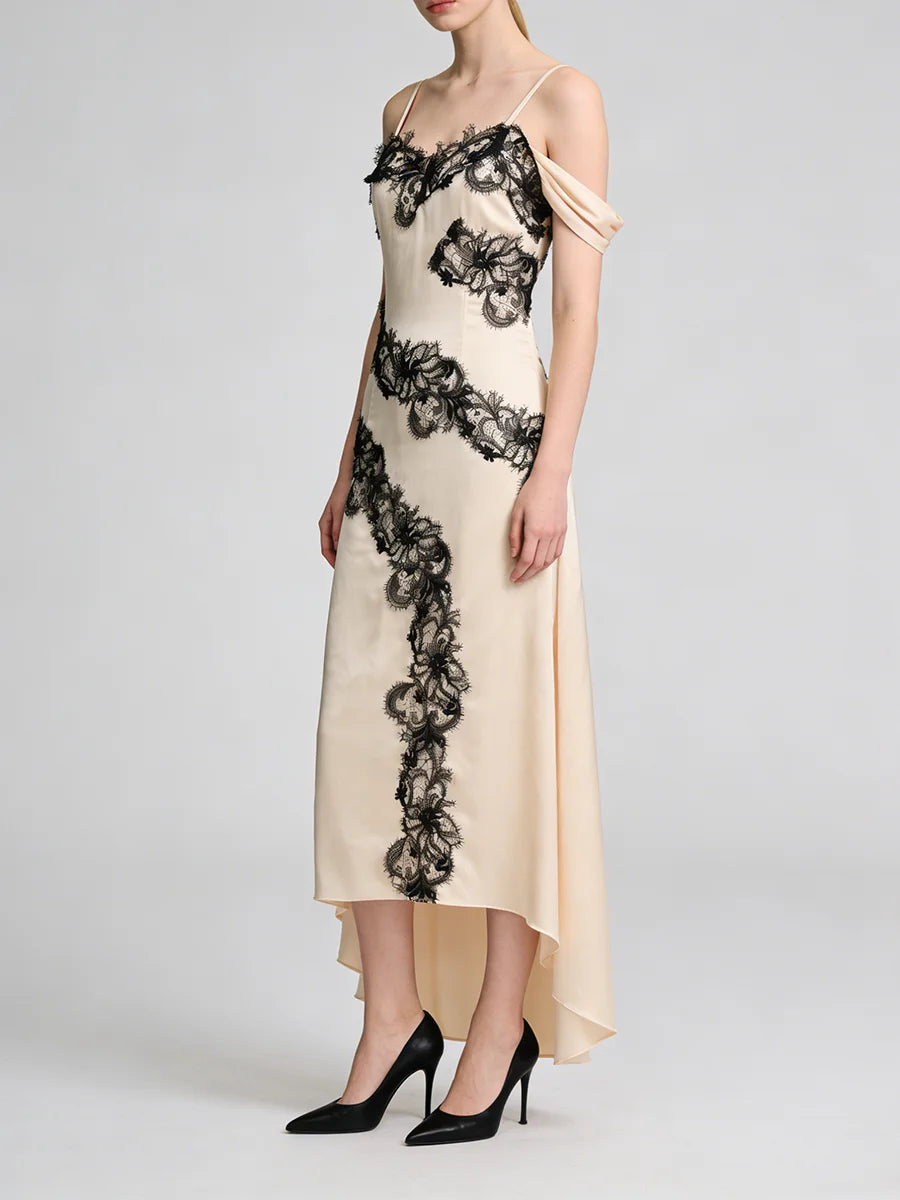 Satin Lace Dresses