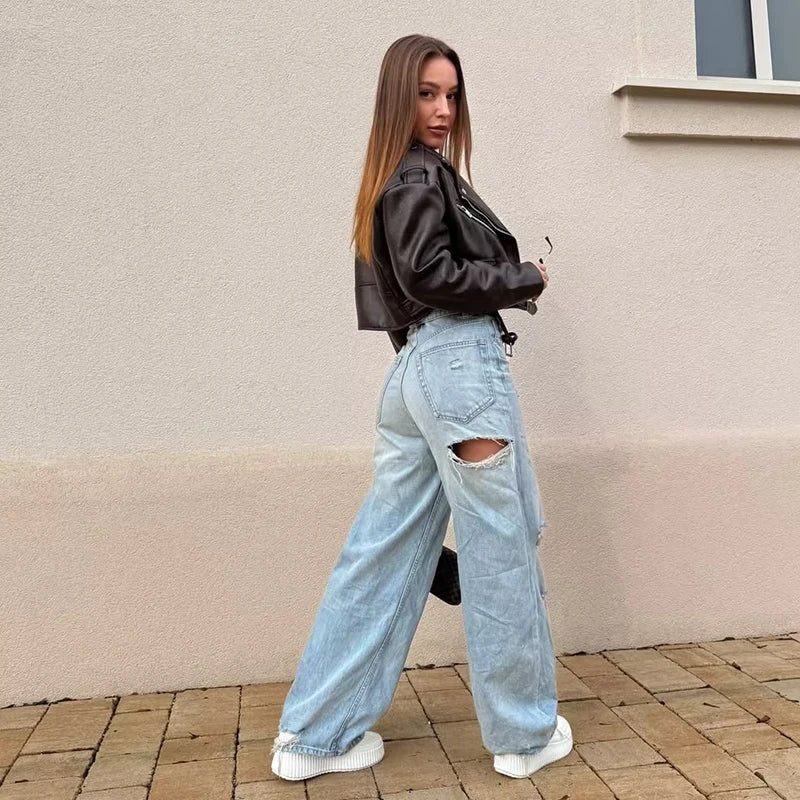 Barrel jeans