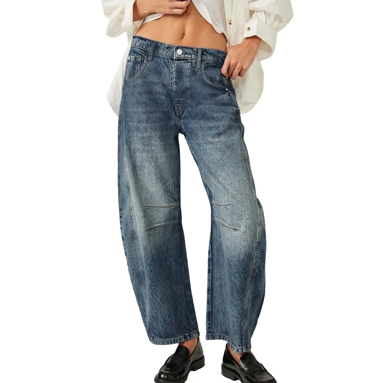 Zara Barrel Jeans