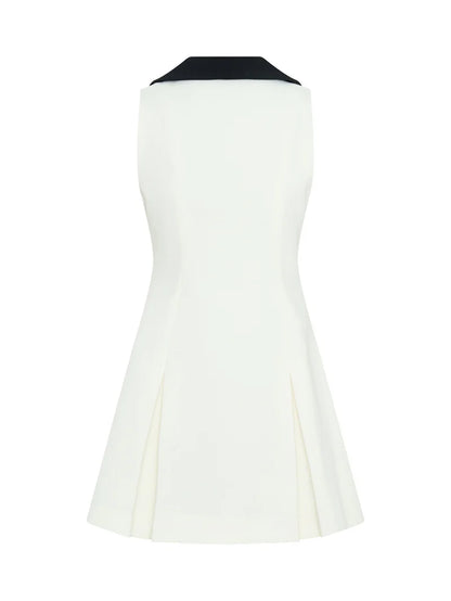 Big Collar Sail Collar Mini Dress