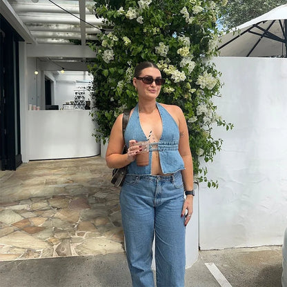 Denim Top Brand Mini