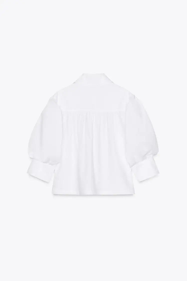 Classy CH White Cotton Shirt - Shellss