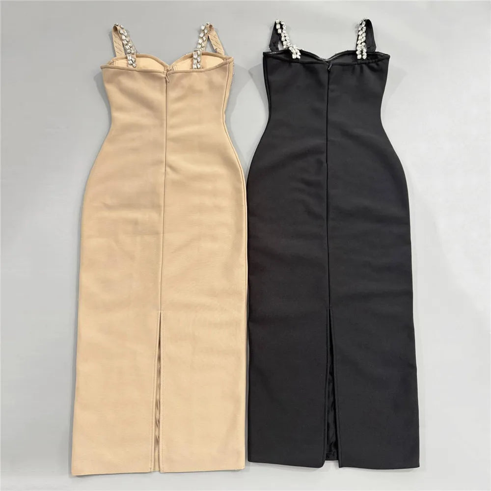 2025 Luxury Beading Bandages Dior Dress