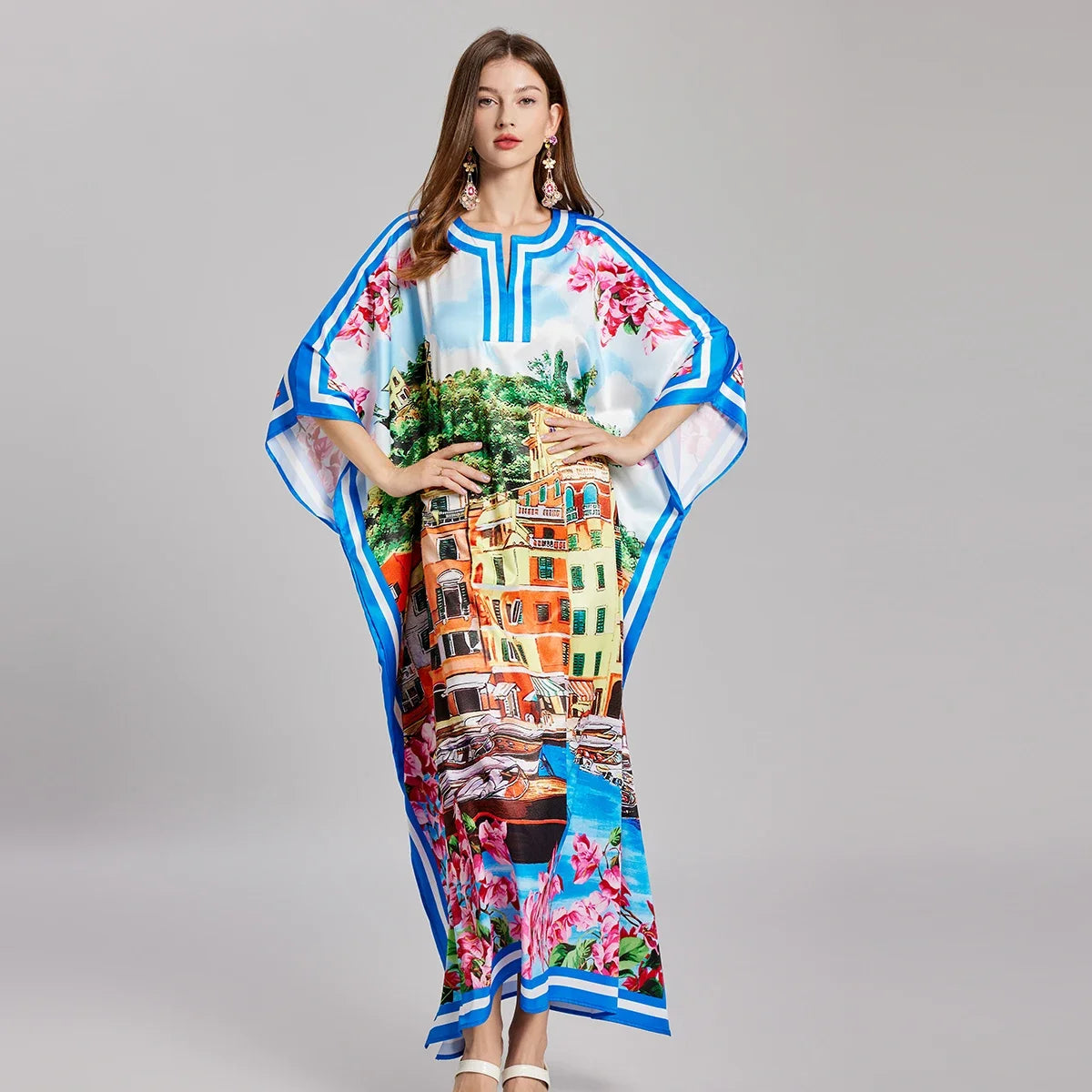 Vintage Slit Kaftan Dolce Dress