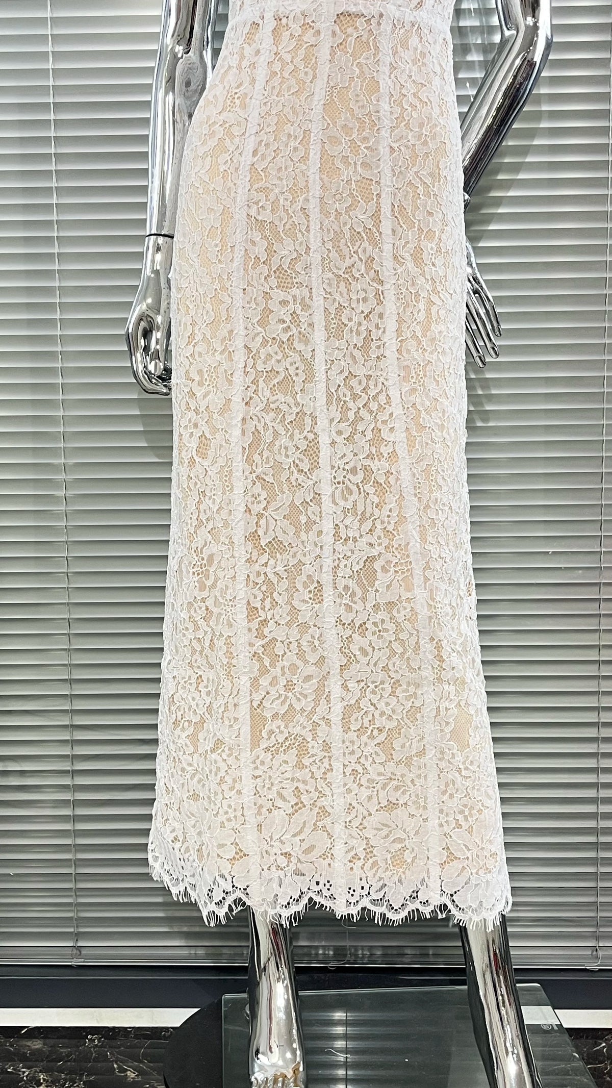 2025 Sexy See Through Lace Spaghetti Sleeveless Bodycon Long Dress Elegant Woman Party Vestido Celebrity Evening Party Outfit - Shellss