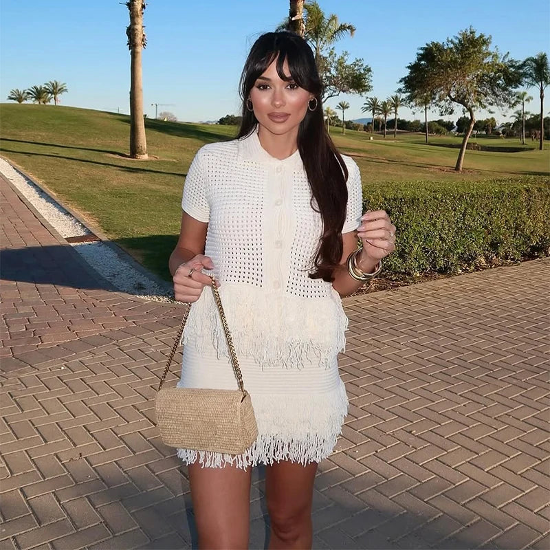 2 Piece Set with Fringes