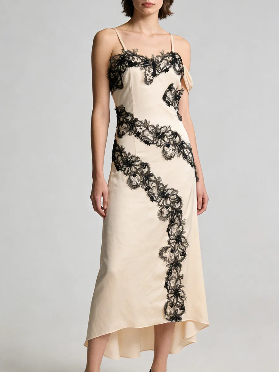 Satin Lace Dresses