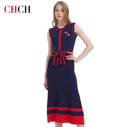 CHCH Women's Dress Knitted