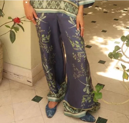 Pants Set Bohemian V-neck