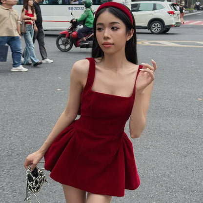 Velvet Mini With Bow