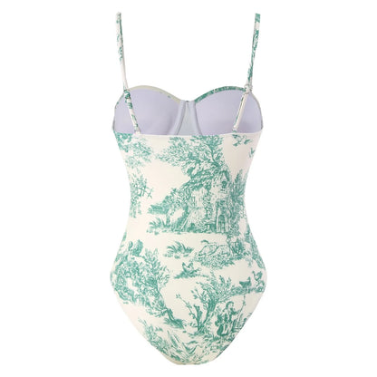 1 Dior Print Bikini Set