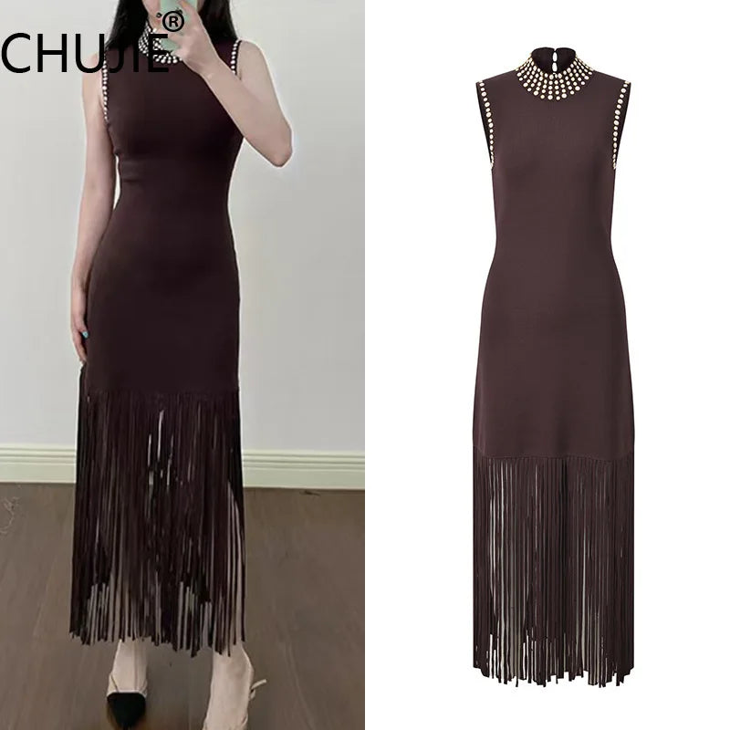 Sandro Pearl Tassel Fringe - Shellss