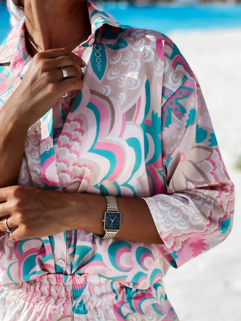 Chic Vintage 2-Piece Short Set