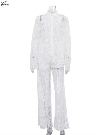 White Lace 2 Pieces Set