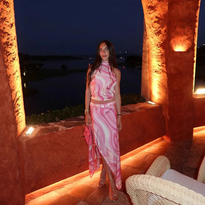 Pucci Skirt + Top celebrity set